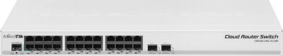 MikroTik Cloud Router Switch 326-24G-2S+RM with 800 MHz CPU
