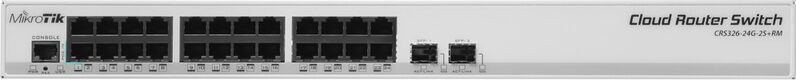 MikroTik Cloud Router Switch 326-24G-2S+RM with 800 MHz CPU
