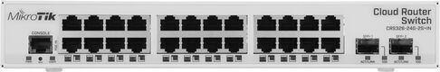 MikroTik Cloud Router Switch 326-24G-2S+IN with 800 MHz CPU MikroTik Cloud Router Switch 326-24G-2S+IN with 800 MHz CPU