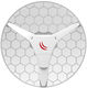 MikroTik Wireless Wire Dish (Pair of preconfigured LHGG-60ad devices for 60Ghz link (60GHz antenna, 802.11ad wireless, four core 716MHz CPU, 256MB RAM, 1x Gigabit LAN, RouterOS L3, POE, PSU) for 1Gbps
