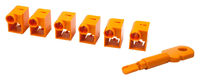 LANMASTER
Комплект блокираторов коннектора RJ-45 (6 шт.) + ключ