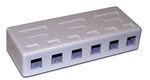 LANMASTER
Настенная коробка 6 портов для Keystone LANMASTER
Настенная коробка 6 портов для Keystone