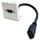LANMASTER
Вставка Mosaic 45x45 с адаптером HDMI с удлинителем LANMASTER
Вставка Mosaic 45x45 с адаптером HDMI с удлинителем