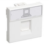 РКИ-20-00-П Розетка информационная RJ-45 UTP кат.5e (на 2 модуля) ПРАЙМЕР белая IEK CKK-40D-RI2-K01