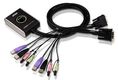 ATEN PETITE 2 PORT DVI CABLE KVMP SWITCH. ATEN PETITE 2 PORT DVI CABLE KVMP SWITCH.