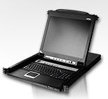ATEN SINGLE RAIL 8P PS/ 2-USB LCDKVMP 19INCH CL5708N-ATA-RG