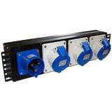 LANMASTER
Блок розеток 19" однофазный TWT-PDU-32AI9-1P