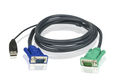 ATEN CABLE HD15M/USB A(M)--SPHD15M(G); 1.8M