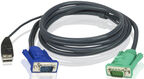ATEN CABLE HD15M/USB A(M)--SPHD15M(G); 1.8M