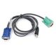 ATEN CABLE HD15M/USB A(M)--SPHD15M(G); 1.8M