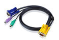ATEN CABLE SP15 M(Y)-- HD15M/MINIDIN6M; 1.8M