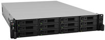 Synology(Rack 2U) 8C2,1GhzCPU/16Gb(128)/RAID0,1,10,5,6/upto12HP HDDs SATA,SAS(3,5' 2,5')upto 180 (7xRX2417sas or 7xRX1217sas)/2xUSB/4GE+2x10GE(RJ-45)/2Expslot/iSCSI/2xIPcam(up to100)/2xRPS/no rail/5YW