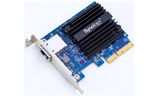 Synology 10 Gigabit Single port RJ-45 PCIe 3.0 4x adapter(incl LP and FH bracket) E10G18-T1