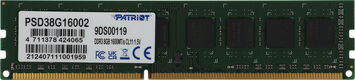 Patriot DDR3 8GB 1600MHz UDIMM (PC3-12800) CL11 1,5V (Retail) 512*8 Patriot DDR3 8GB 1600MHz UDIMM (PC3-12800) CL11 1,5V (Retail) 512*8