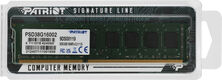 Patriot DDR3 8GB 1600MHz UDIMM (PC3-12800) CL11 1,5V (Retail) 512*8