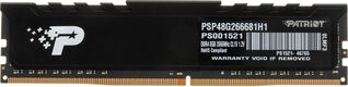 Patriot DDR4 8GB 2666MHz UDIMM (PC4-21300) CL19 1.2V (Retail) 1024*8 with HeatShield Patriot DDR4 8GB 2666MHz UDIMM (PC4-21300) CL19 1.2V (Retail) 1024*8 with HeatShield