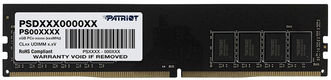 Patriot DDR4 4GB 2400MHz UDIMM (PC4-19200) CL17 1.2V (Retail) 512*8 Patriot DDR4 4GB 2400MHz UDIMM (PC4-19200) CL17 1.2V (Retail) 512*8