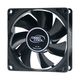 Вентилятор DEEPCOOL Xfan80 80x80x25мм (240шт./кор, пит. от БП, черный, 1800об/мин) Color BOX
