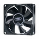 Вентилятор DEEPCOOL Xfan80 80x80x25мм (240шт./кор, пит. от БП, черный, 1800об/мин) Color BOX
