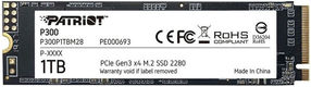 PATRIOT SSD P300 1TB M2 2280 PCIe P300P1TBM28 PATRIOT SSD P300 1TB M2 2280 PCIe P300P1TBM28
