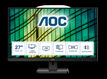 Монитор жидкокристаллический AOC Монитор LCD 27'' [16:9] 1920х1080(FHD) IPS