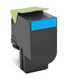 Картридж Lexmark высокой ёмкости с голубым тонером для CX410/CX510