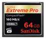 Флеш-накопитель Sandisk Карта памяти SanDisk Extreme Pro CF 160MB/s 64 GB VPG 65