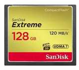 Флеш-накопитель Sandisk Карта памяти SanDisk Extreme CF 120MB/ s SDCFXSB-128G-G46