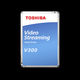 Накопитель на жестком магнитном диске TOSHIBA Жесткий диск TOSHIBA HDWU130UZSVA/HDKPJ40Z1A01S V300 Video Streaming 3ТБ 3,5