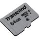 Флеш-накопитель Transcend Карта памяти Transcend 64GB UHS-I U1 microSD