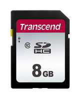 Флеш-накопитель Transcend Карта памяти Transcend 8GB UHS-I U1 SD card на основе памяти типа 3D TLC TS8GSDC300S