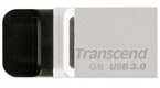 Флеш-накопитель Transcend 32GB JETFLASH 880 silver USB 3.0/microUSB