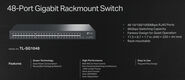 Коммутатор TP-Link 48-портовый гигабитный коммутатор