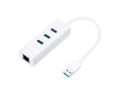 Адаптер TP-Link Сетевой адаптер USB 3.0/Gigabit Ethernet c 3-портовым концентратором USB 3.0