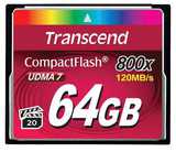 Флеш-накопитель Transcend 64GB CompactFlash 800X TS64GCF800