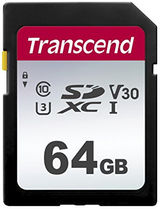 Флеш-накопитель Transcend Карта памяти Transcend 64GB UHS-I U3 SD card TS64GSDC300S