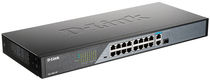 D-Link
L2 Unmanaged Surveillance Switch with 16 10/100Base-TX ports and 110/100/1000Base-T port and 1 1000Base-T SFP combo-port (16 PoE ports802.3af/802.3at (30 W)