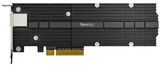 Synology M.2 SSD-NVME adapter M.2 2110/ 2080, 2 slots m.2 key E10M20-T1