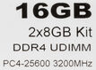 Patriot Viper STEEL DDR4 16GB (8GB*2) 3200MHz UDIMM (PC4-25600) CL16 1.2V Kit of 2 (Retail) 1024*8