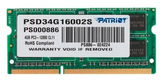 Patriot DDR3 4GB 1600MHz SO-DIMM (PC3-12800) CL11 1,5V (Retail) 256*8 Patriot DDR3 4GB 1600MHz SO-DIMM (PC3-12800) CL11 1,5V (Retail) 256*8