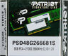 Patriot DDR4 8GB 2666MHz SO-DIMM (PC4-21300) CL19 1.2V (Retail) 1024*8 Patriot DDR4 8GB 2666MHz SO-DIMM (PC4-21300) CL19 1.2V (Retail) 1024*8