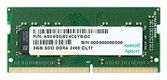 Apacer DDR4  8GB 2400MHz SO-DIMM (PC4-19200) CL17 1.2V (Retail) 1024*8 (AS08GGB24CEYBGH/ES.08G2T.GFH)