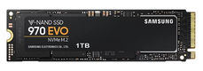 SSD M.2 (PCI-E NVMe) 1Tb (1024GB) Samsung 970 EVO (R3400/W2500MB/s) (MZ-V7E1T0BW)