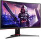 23,6'' AOC C24G2AE 1500R Curved 1920x1080 165Гц VA WLED 16:9 1ms VGA 2*HDMI DP 3000:1 80M:1 178/178 250cd Speakers HAS Sviwel Tilt Black/Red 23,6'' AOC C24G2AE 1500R Curved 1920x1080 165Гц VA WLED 16:9 1ms VGA 2*HDMI DP 3000:1 80M:1 178/178 250cd Speakers HAS Sviwel Tilt Black/Red