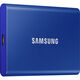 SSD Samsung T7 External 1Tb (1024GB) BLUE TOUCH USB 3.2 (MU-PC1T0H/WW)