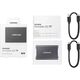 SSD Samsung T7 External 1Tb (1024GB) GREY TOUCH USB 3.2 (MU-PC1T0T/WW)