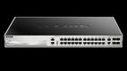 Коммутатор D-Link 24-Port Managed Управляемый стекируемый коммутатор 3 уровня с 24 портами 10/100/1000Base-T