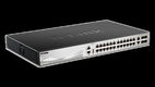 Коммутатор D-Link 24-Port Managed Управляемый стекируемый коммутатор 3 уровня с 24 портами 10/100/1000Base-T