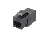 Проходной адаптер Hyperline CA2-KJ-C6-BK (coupler)