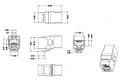 Hyperline CA2-KJ-C6-SH-BK Проходной адаптер (coupler)